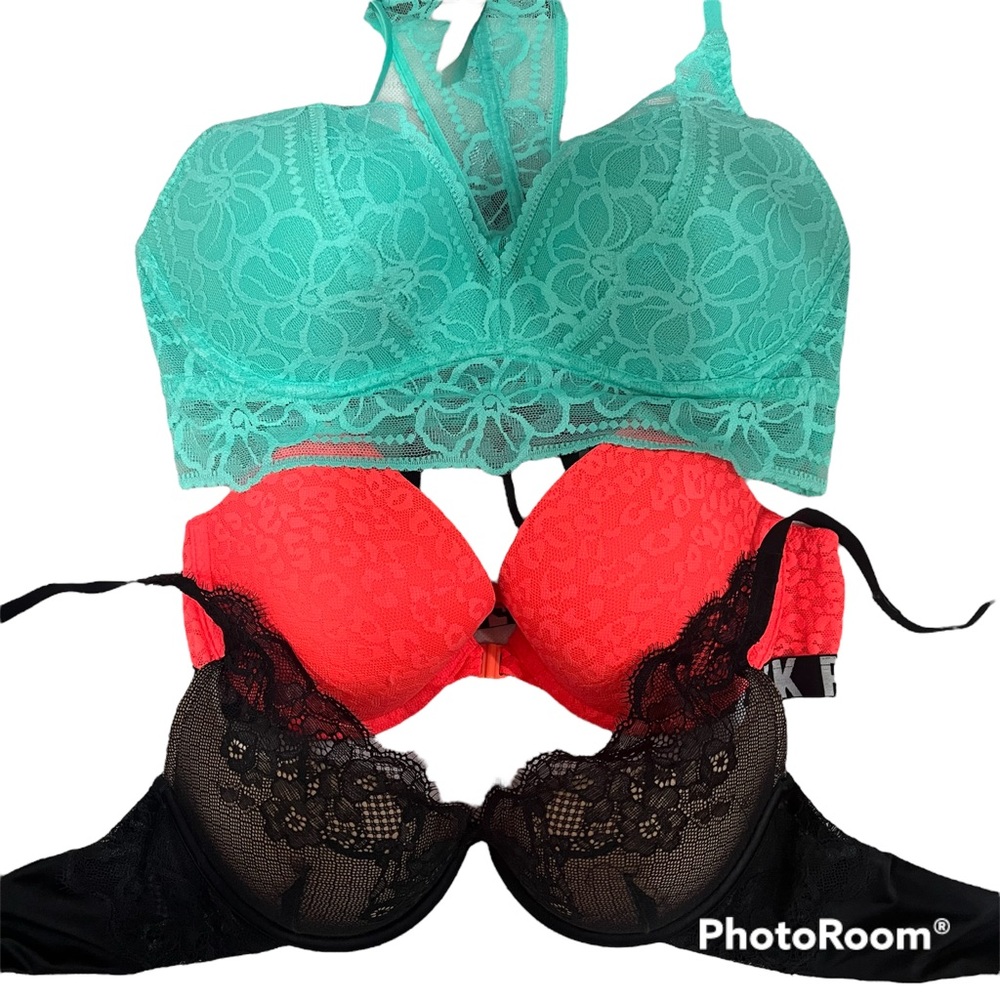 Bundle of Bras size 34C and medium